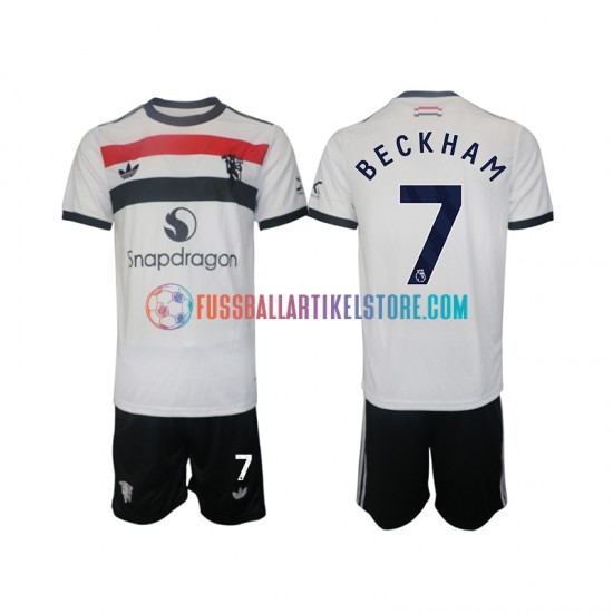 Manchester United Ausweichausrüstung Beckham 7 2024-2025 Kinder Set(Trikot und Hose) S/S