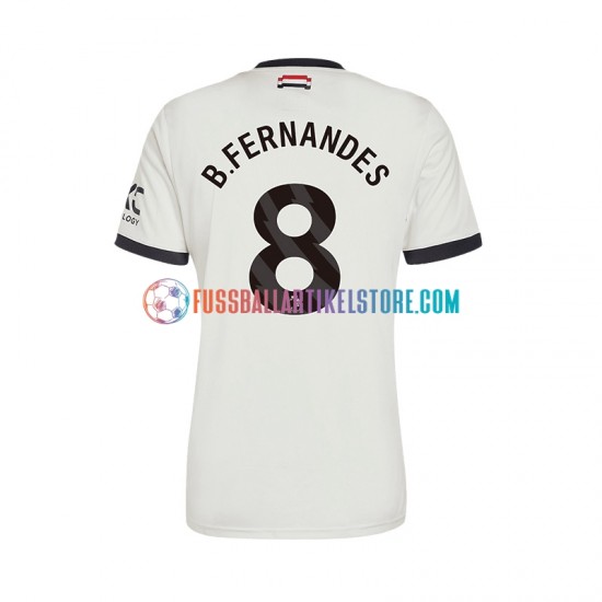 Manchester United Ausweichausrüstung Bruno Fernandes 8 2024-2025 Herren Trikot S/S