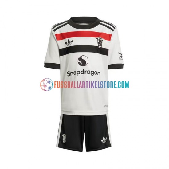 Manchester United Ausweichausrüstung 2024-2025 Kinder Set(Trikot und Hose) S/S