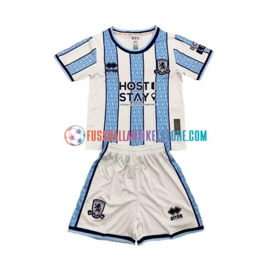 Middlesbrough Auswärtsausrüstung 2024-2025 Kinder Set(Trikot und Hose) S/S