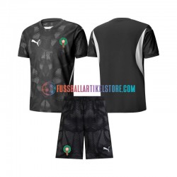Marokko Ausweichausrüstung Torwart 2024 Kinder Set(Trikot und Hose) S/S