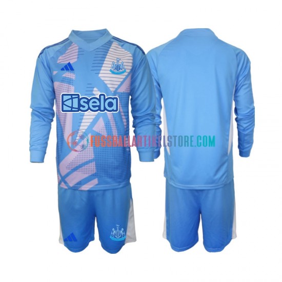 Newcastle United Auswärtsausrüstung Torwart 2024-2025 Kinder Set(Trikot und Hose) L/S