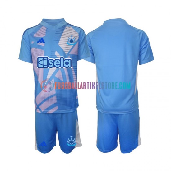 Newcastle United Auswärtsausrüstung Torwart 2024-2025 Kinder Set(Trikot und Hose) S/S