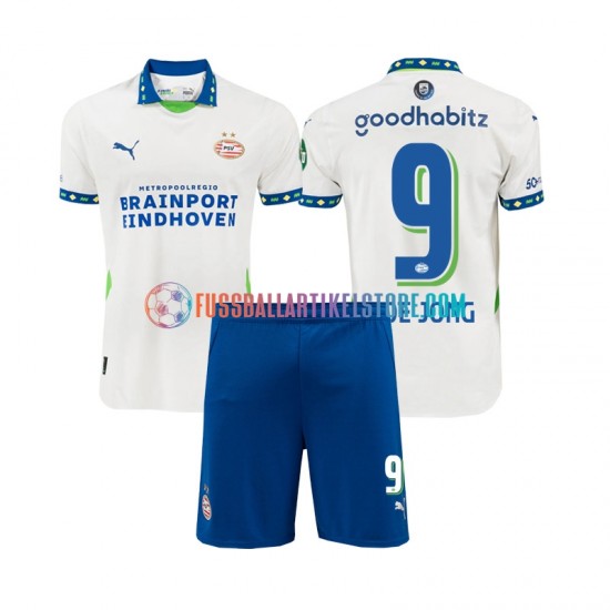 PSV Eindhoven Ausweichausrüstung DE JONG 9 2024-2025 Kinder Set(Trikot und Hose) S/S