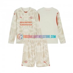 PSV Eindhoven Ausweichausrüstung Torwart 2024-2025 Kinder Set(Trikot und Hose) L/S
