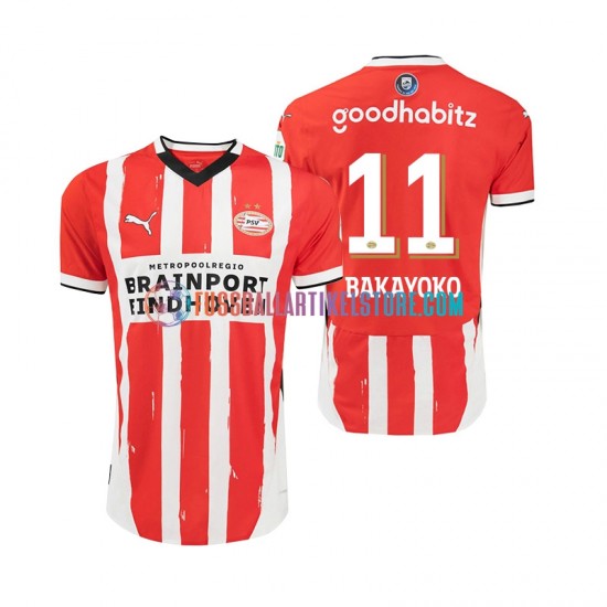 PSV Eindhoven Heimausrüstung Johan Bakayoko 11 2024-2025 Herren Trikot S/S