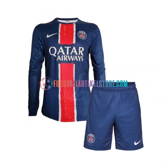 Paris Saint-Germain Heimausrüstung 2024-2025 Kinder Set(Trikot und Hose) L/S