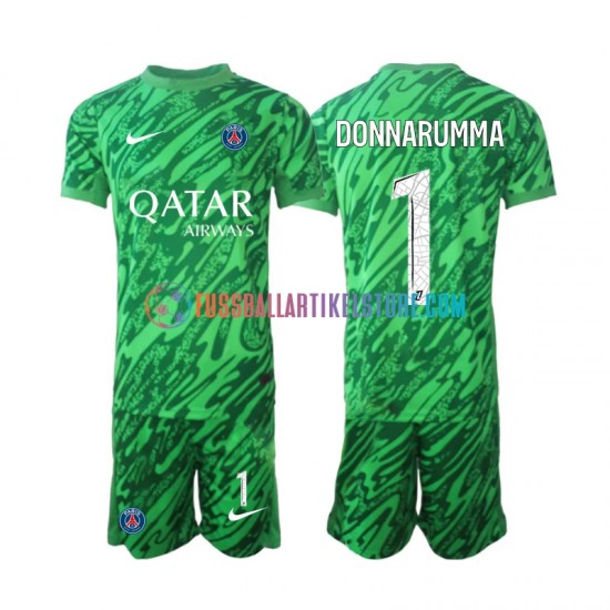 Paris Saint-Germain Auswärtsausrüstung Torwart Gianluigi Donnarumma 1 2024-2025 Kinder Set(Trikot und Hose) S/S