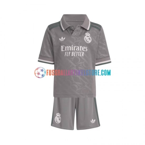 Real Madrid Ausweichausrüstung 2024-2025 Kinder Set(Trikot und Hose) S/S