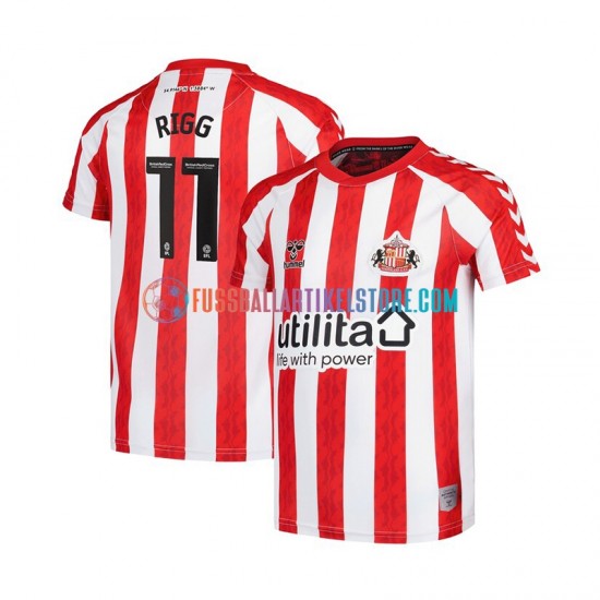 Heimausrüstung Sunderland Chris Rigg 11 2024-2025 Herren Trikot S/S