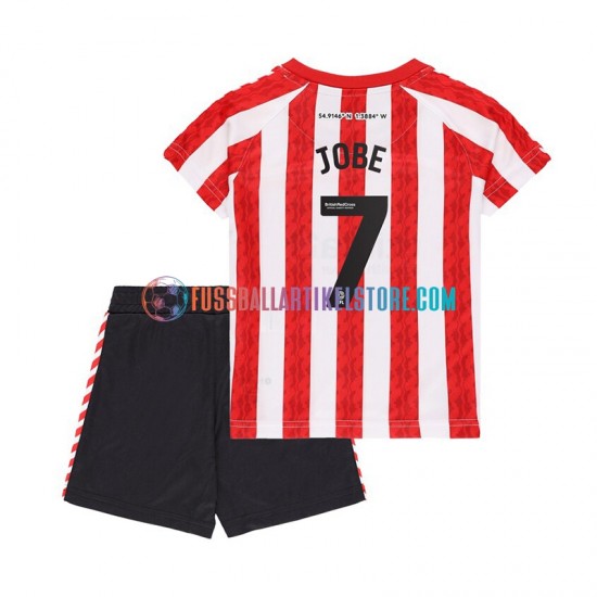 Heimausrüstung Sunderland Jobe Bellingham 7 2024-2025 Kinder Set(Trikot und Hose) S/S