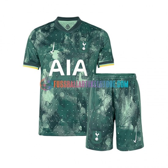 Tottenham Hotspur Ausweichausrüstung 2024-2025 Kinder Set(Trikot und Hose) S/S