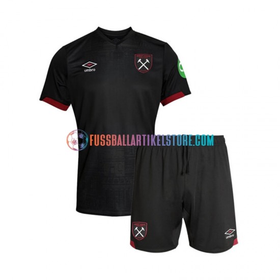 West Ham United Auswärtsausrüstung 2024-2025 Kinder Set(Trikot und Hose) S/S