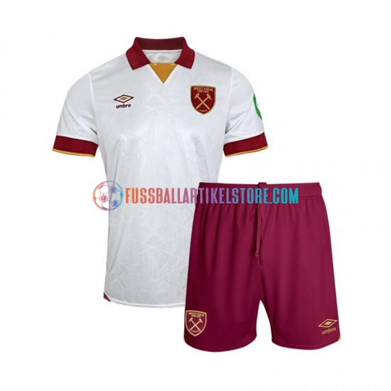 West Ham United Ausweichausrüstung 2024-2025 Kinder Set(Trikot und Hose) S/S